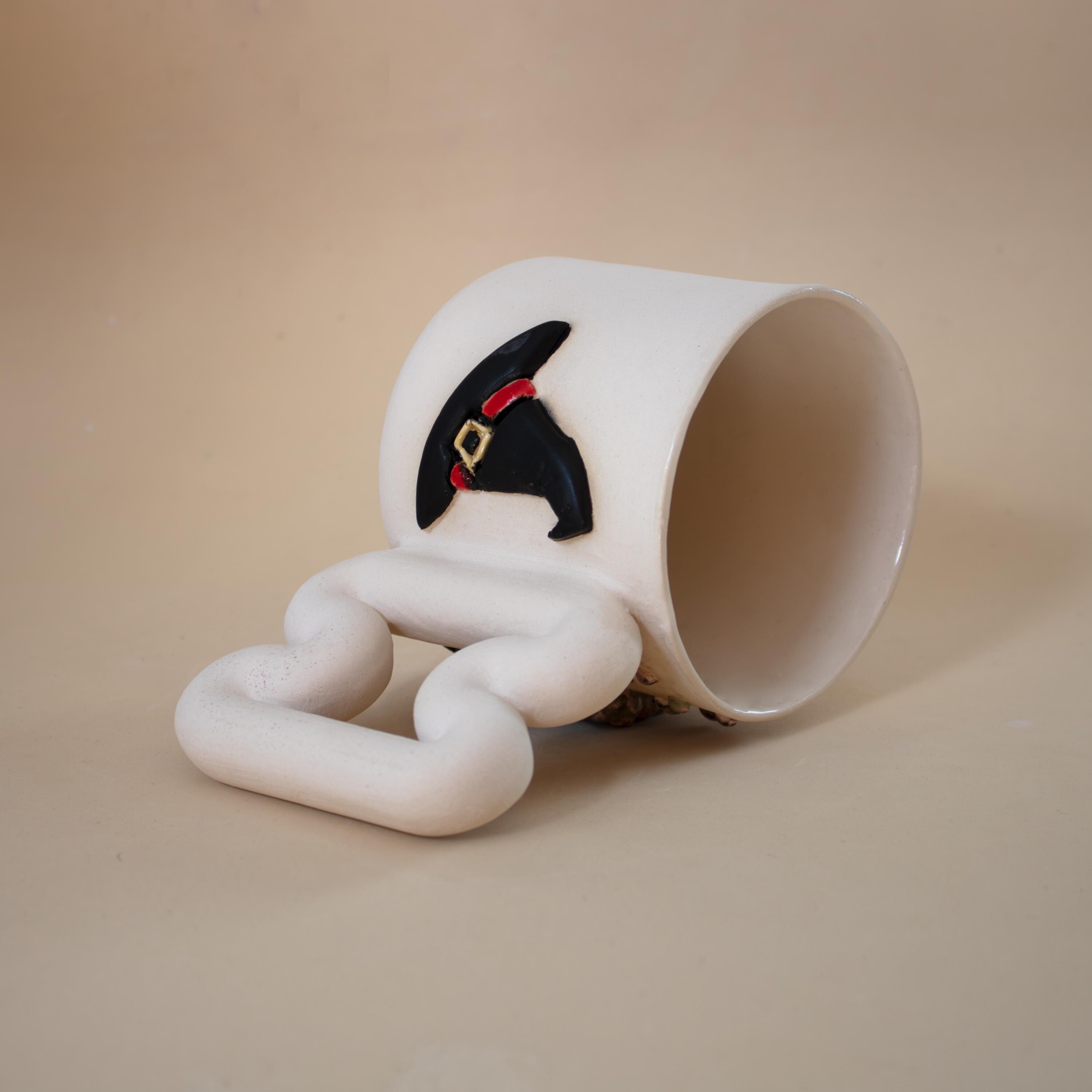 Minik cadı büyü kazanı porselen kupa