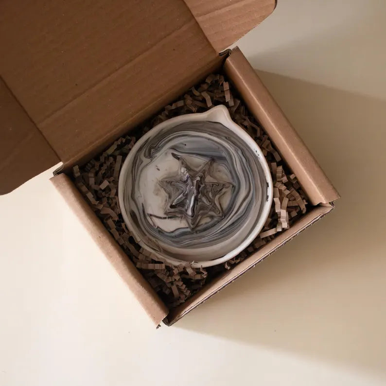 El yapımı mermer porselen limon sıkacağı