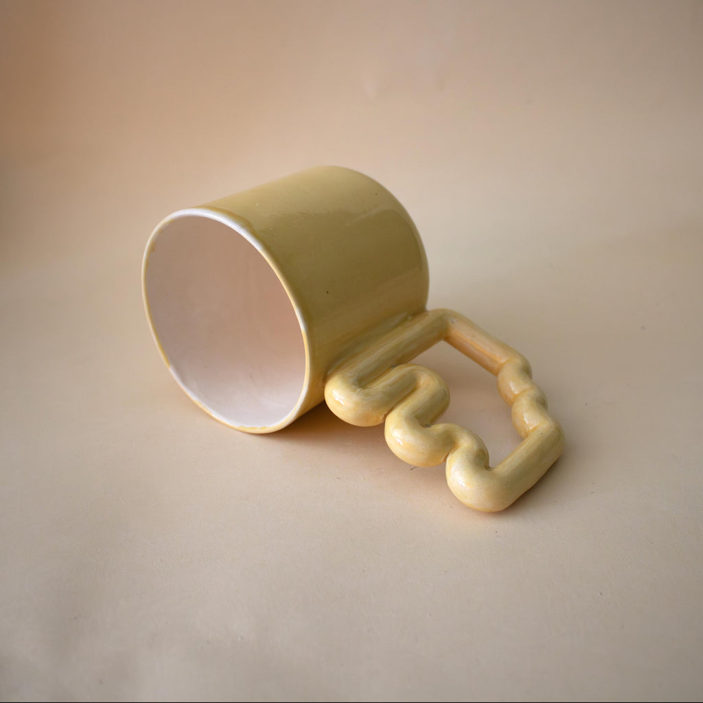 Günışığı El yapımı porselen kupa