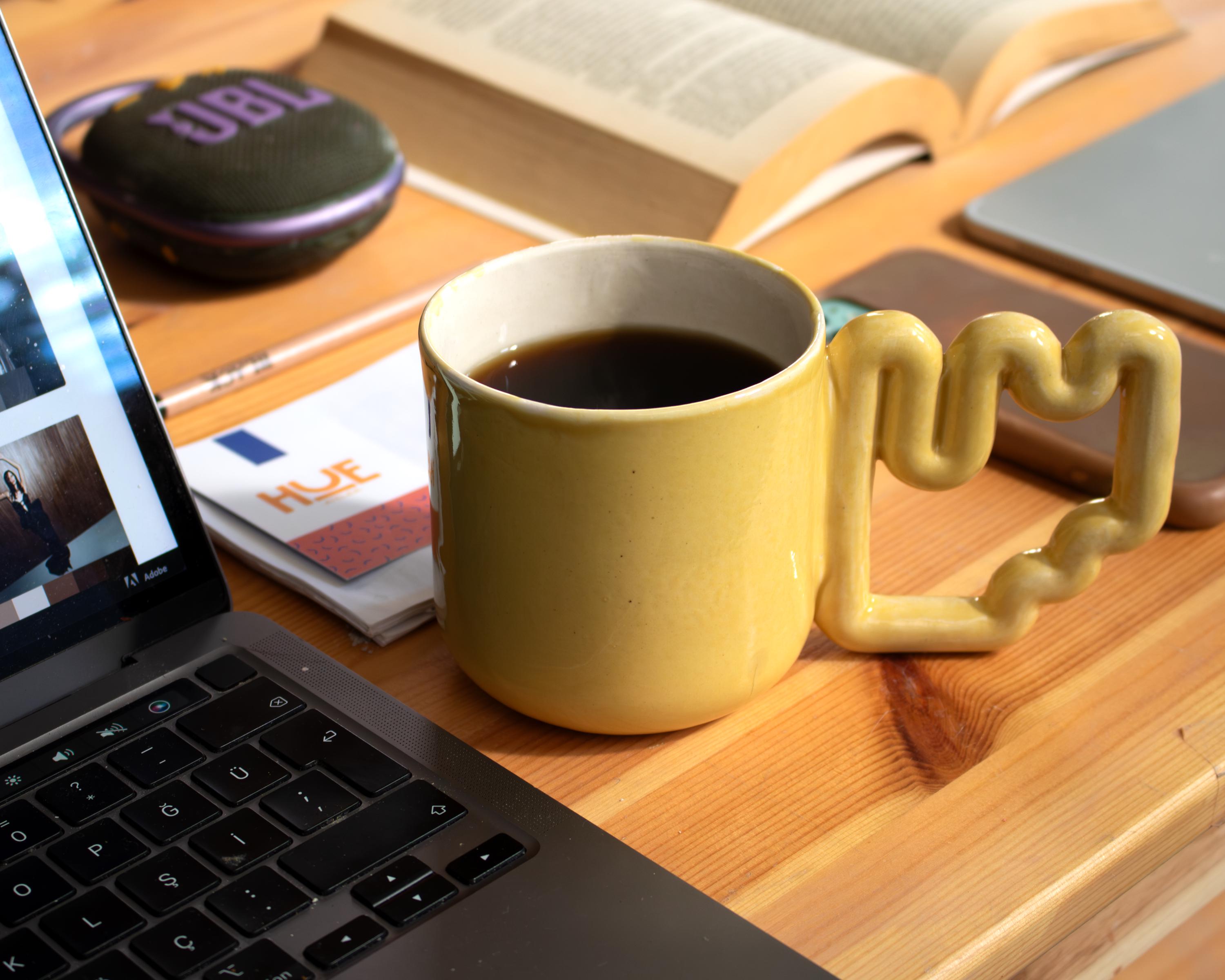 Günışığı El yapımı porselen kupa