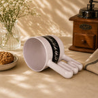Minimalist statement mug for a modern kitchen