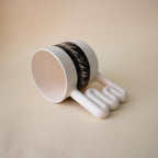 Black ink art mug, a gift for illustrators
