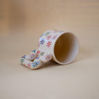 Bright flower coffee cup for a cheerful kitchen