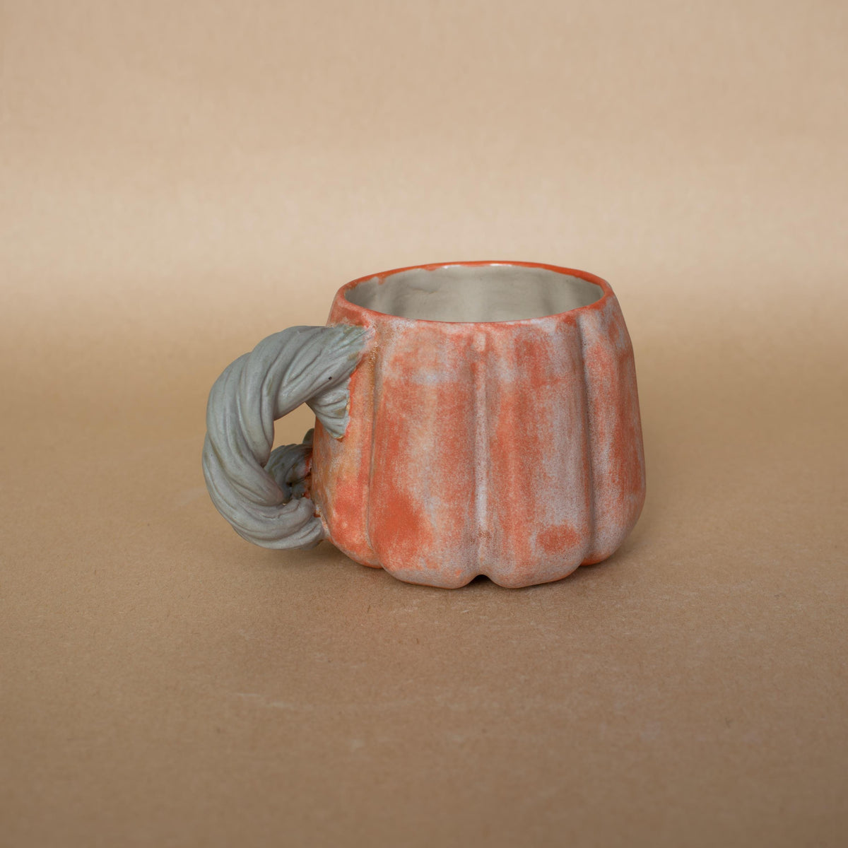 Handmade mini pumpkin cup, a cute fall gift