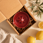 Red porcelain juicer, a bold kitchen gift